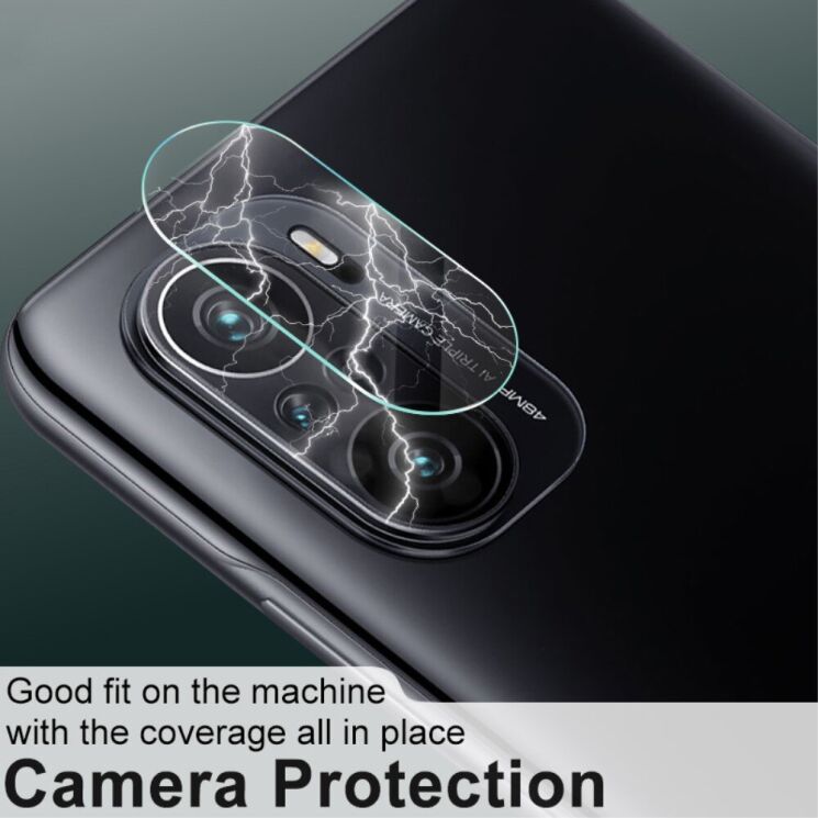 Комплект защитных стекол на камеру IMAK Camera Lens Protector для Xiaomi Poco F3 / Redmi K40 / Redmi K40 Pro / Mi 11i: фото 6 из 11