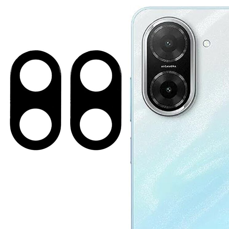 Комплект защитных стекол на заднюю камеру Deexe Black Lens Protector для Xiaomi Redmi A5 - Black: фото 1 из 5