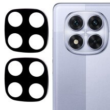 Комплект захисного скла на задню камеру Deexe Black Lens Protector для Xiaomi Redmi Note 14 Pro 5G - Black: фото 1 з 4