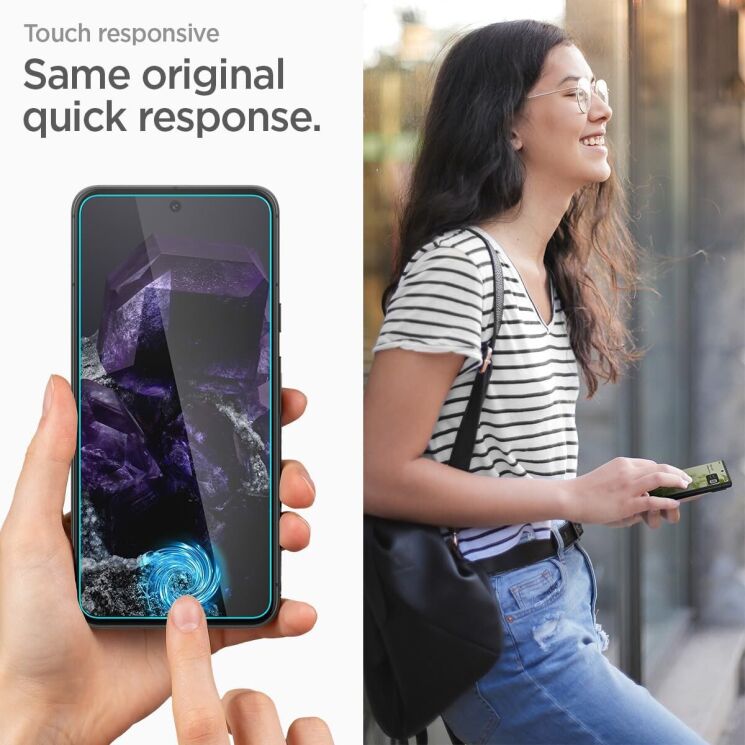 Комплект защитных стекол Spigen (SGP) GLAS.tR AlignMaster для Google Pixel 8: фото 11 из 12