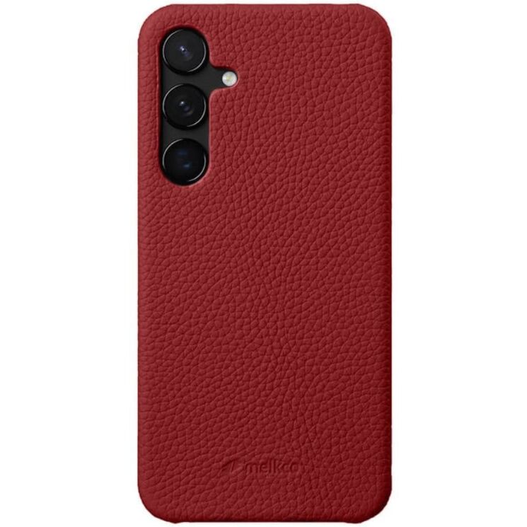 Шкіряний чохол MELKCO Leather Case для Samsung Galaxy S24 Plus (S926) - Red: фото 1 з 4
