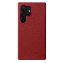 Кожаный чехол MELKCO Leather Case для Samsung Galaxy S25 Ultra (S938) - Red: фото 1 из 4