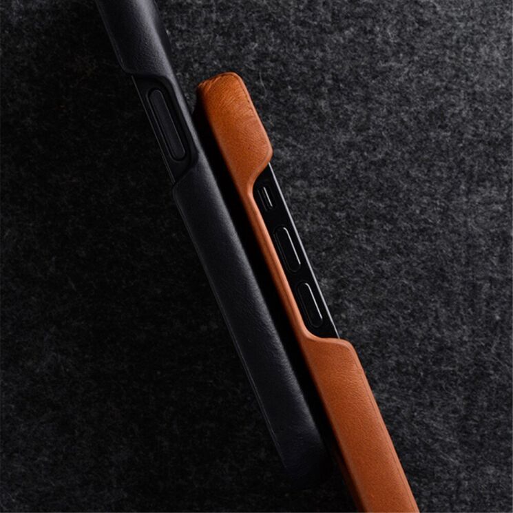 Кожаный чехол MELKCO Regal Snap для Apple iPhone 15 Pro - Brown: фото 7 из 8