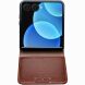 Шкіряний чохол QIALINO Classic Case (FF) для Samsung Galaxy Flip 8 - Brown (423523Z). Фото 2 з 12