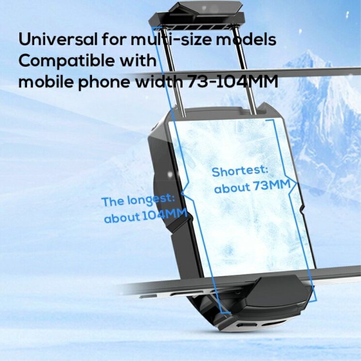 Кулер-вентилятор для смартфона MEMO Phone Cooler - Black: фото 10 з 18