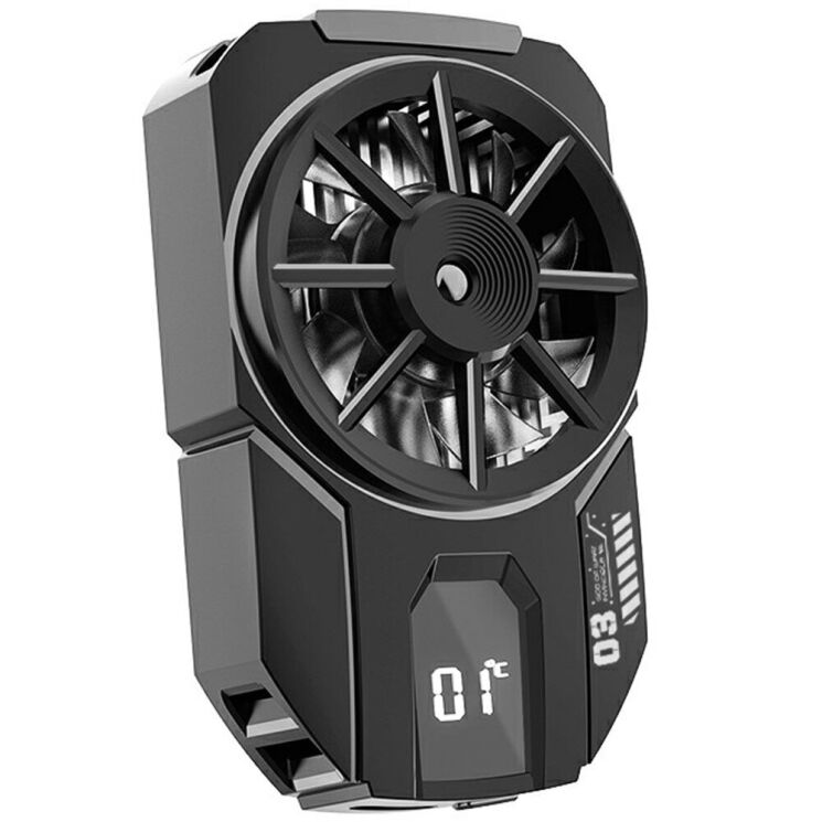 Кулер-вентилятор для смартфона MEMO Phone Cooler - Black: фото 1 з 18