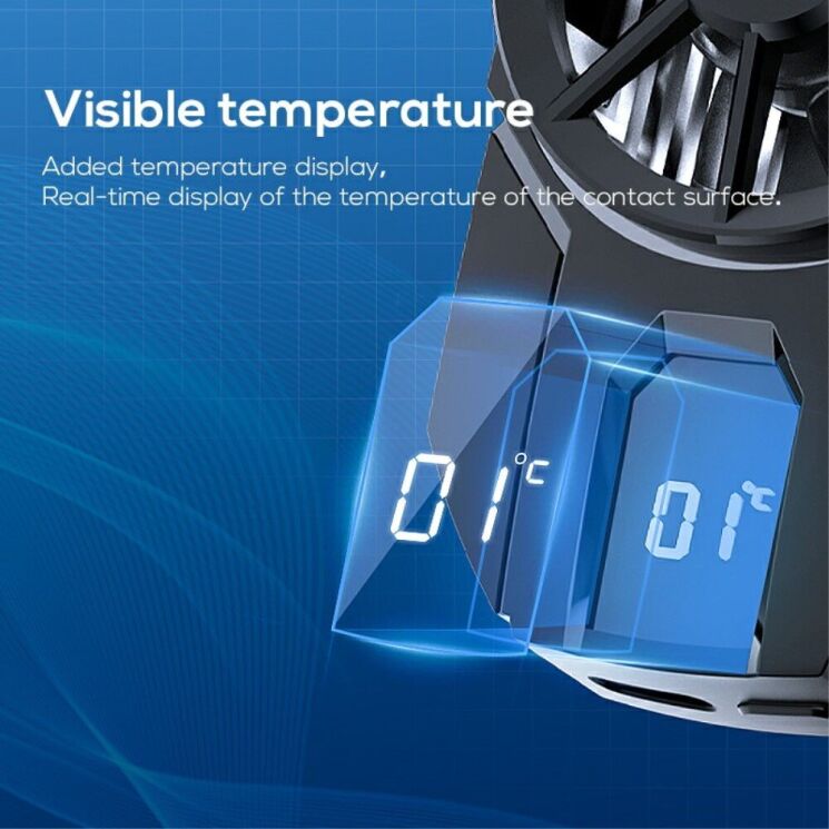 Кулер-вентилятор для смартфона MEMO Phone Cooler - Black: фото 12 з 18
