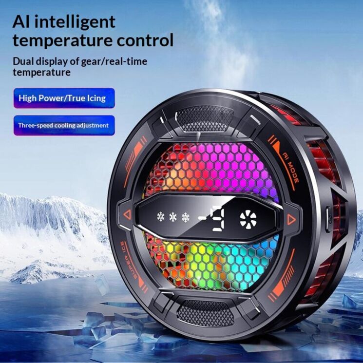 Кулер-вентилятор для смартфона Reframe K31 Magnetic AI Cooler - Black: фото 15 из 21