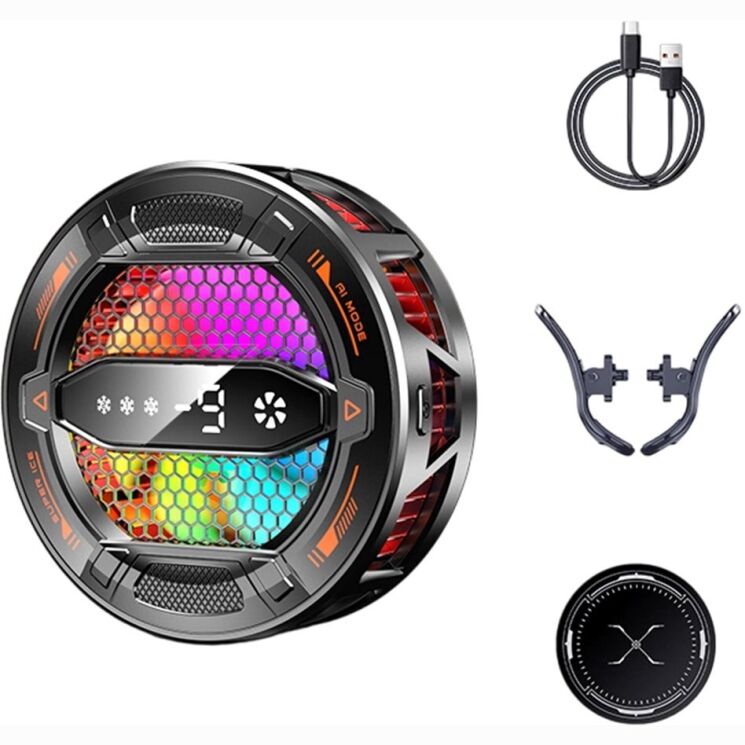 Кулер-вентилятор для смартфона Reframe K31 Magnetic AI Cooler - Black: фото 6 из 21