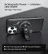 Магнитный держатель AULUMU G05 Air Next-Gen Hi-Per Magnetic Stand - Black (982623B). Фото 6 из 10