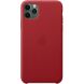Оригинальный чехол Leather Case для Apple iPhone 11 Pro Max (MX0F2) - Red (253261R). Фото 1 из 3