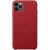 Оригінальний чохол Leather Case для Apple iPhone 11 Pro Max (MX0F2) - Red: фото 1 з 3