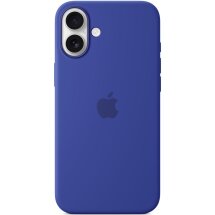 Оригинальный чехол Silicone Case with MagSafe для Apple iPhone 16 Plus (MYYF3) - Ultramarine: фото 1 из 6