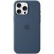 Оригинальный чехол Silicone Case with MagSafe для Apple iPhone 16 Pro Max (MYYU3) - Denim (366356D). Фото 4 из 4