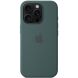 Оригинальный чехол Silicone Case with MagSafe для Apple iPhone 16 Pro (MYYR3) - Lake Green (366254G). Фото 4 из 5