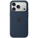 Оригінальний чохол Silicone Case with MagSafe для iPhone 17 Pro (MGFH4) - Midnight Blue (403236L). Фото 3 з 4