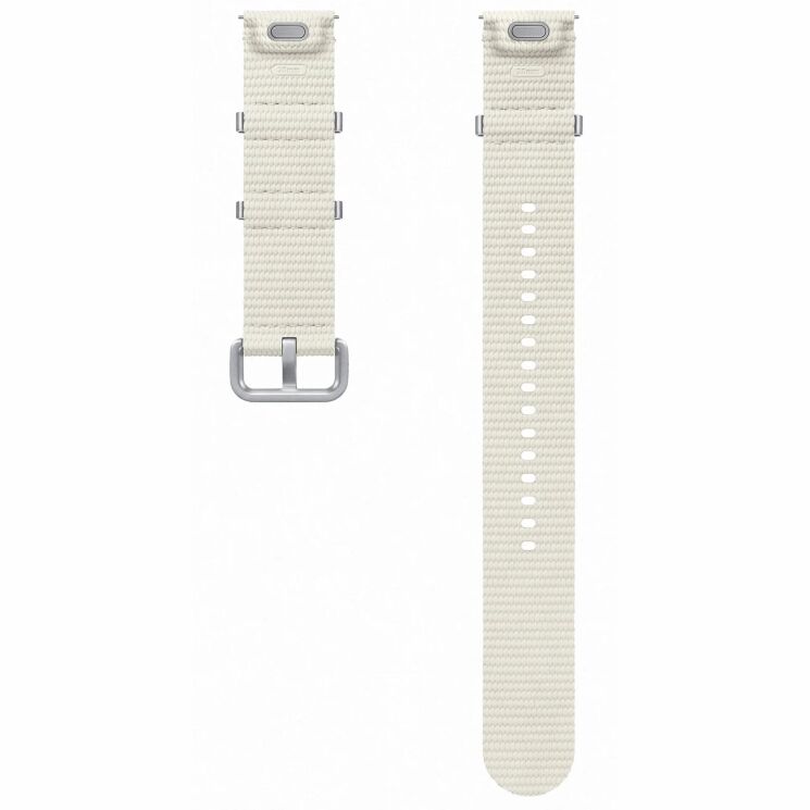 Оригинальный ремешок Athleisure Band (S/M) для Samsung Galaxy Watch 4 / 4 Classic / 5 / 5 Pro / 6 / 6 Classic / 7 / FE (ET-SOL30SWEGEU) - Cream: фото 3 из 3