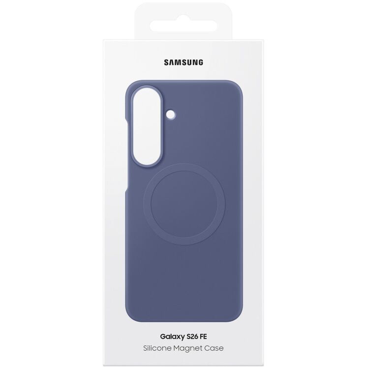 Оригінальний силіконовий чохол Silicone Magnet для Samsung Galaxy S26 FE (EF-ES741CLEGWW) - Blue Violet: фото 6 з 6