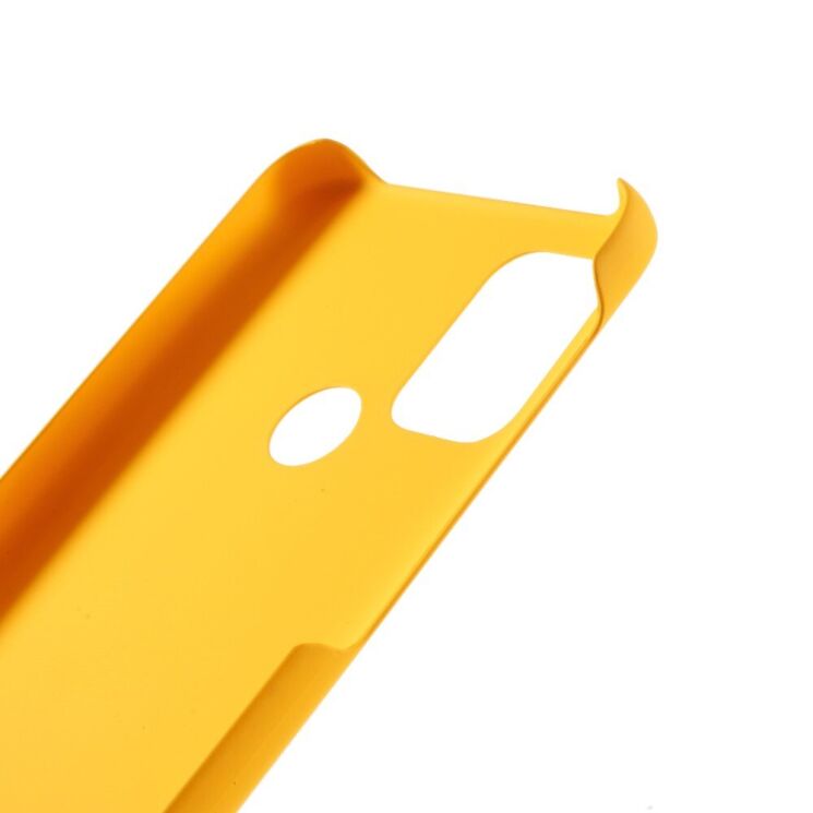 Пластиковий чохол Deexe Hard Shell для Motorola Moto G10 / Moto G20 / Moto G30 - Yellow: фото 7 з 7