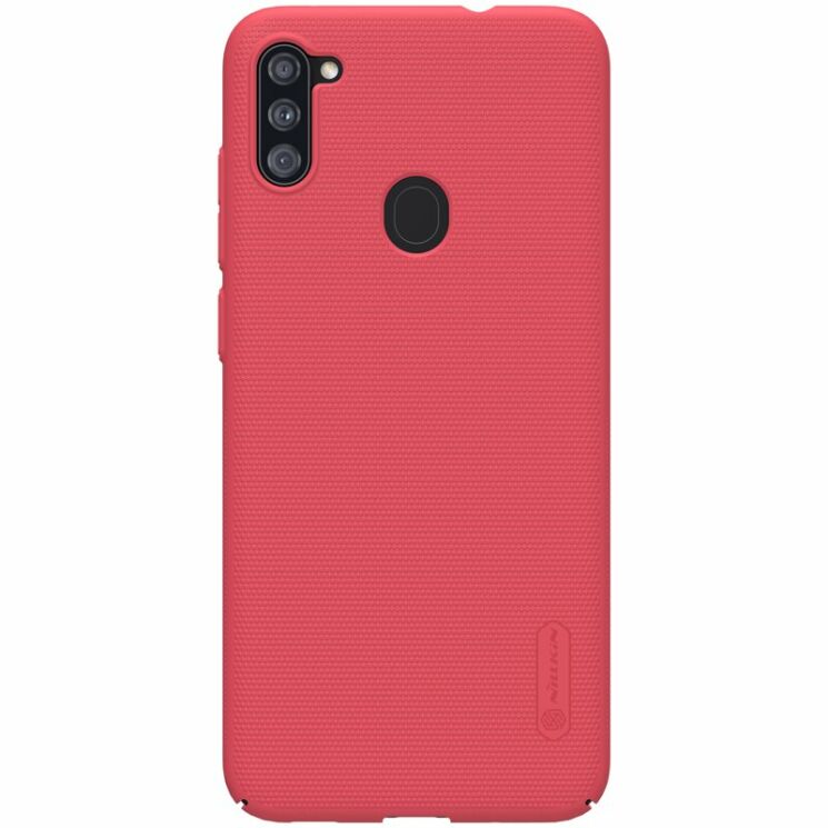 Пластиковий чохол NILLKIN Frosted Shield для Samsung Galaxy A11 (A115) - Red: фото 1 з 17