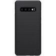 Пластиковый чехол NILLKIN Frosted Shield для Samsung Galaxy S10 Plus - Black (223311B)