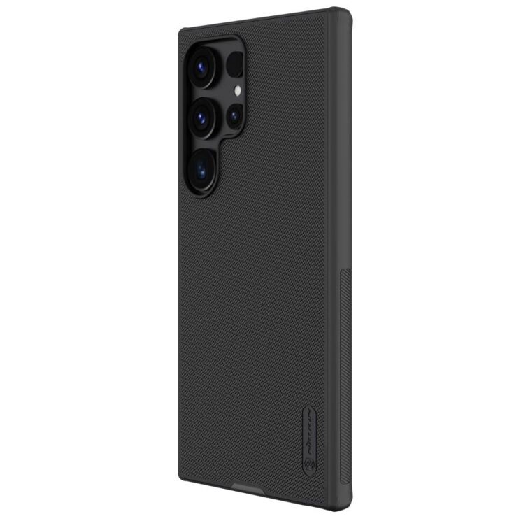 Пластиковый чехол NILLKIN Frosted Shield Pro для Samsung Galaxy S24 Ultra - Black: фото 2 из 17