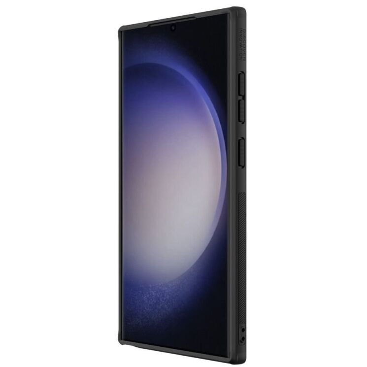 Пластиковый чехол NILLKIN Frosted Shield Pro для Samsung Galaxy S24 Ultra - Black: фото 4 из 17