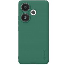 Пластиковый чехол NILLKIN Frosted Shield Pro для Xiaomi Poco F6 - Green: фото 1 из 18