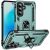 Противоударный чехол с подставкой Deexe Armor Case для Samsung Galaxy A27 (A276) - Blackish Green: фото 1 из 7