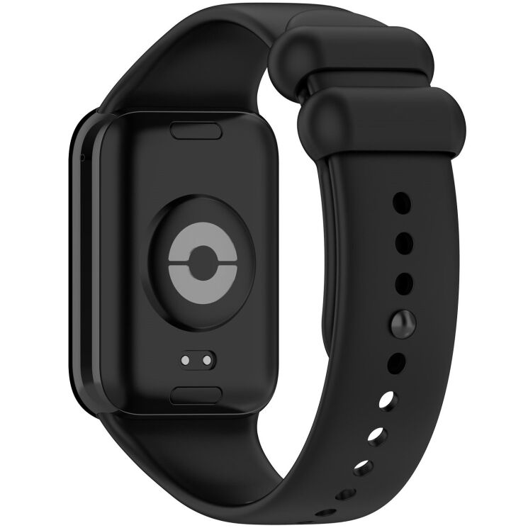 Ремешок ArmorStandart Silicone Strap для Xiaomi Redmi Watch 4 / 5 / Mi Smart Band 8 Pro / Band 9 Pro - Black: фото 2 из 6