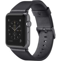 Ремінець Belkin Leather Loop для Apple Watch 42 (Series 10) / 41 / 40 / SE 40 / 38 (F8W731btC00) - Black: фото 1 з 4