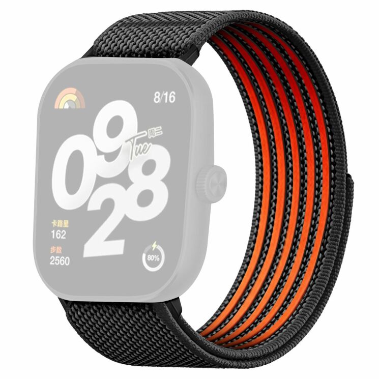 Ремінець Deexe Active Band для Xiaomi Smart Band 10 Pro / 9 Pro/ 8 Pro / Redmi Watch 6 / 5 /4 - Black: фото 1 з 5