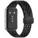 Ремешок Deexe Astra Strap для Huawei Band 11 Pro / Band 11 - Black (410602B). Фото 1 из 6
