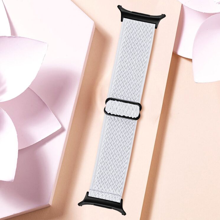 Ремешок Deexe Braided Strap для Samsung Galaxy Watch 8 (40/44mm) / 8 Classic (43/47mm) / Ultra 2 - Mint Green: фото 4 из 6