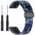 Ремешок Deexe Camo Silicone для часов с шириной крепления 22мм - Blue: фото 1 из 10