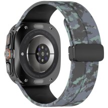 Ремешок Deexe Camouflage Pattern для Samsung Galaxy Watch Ultra (47mm) - Black: фото 1 из 6