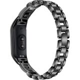 Ремінець Deexe Diamond для Xiaomi Mi Smart Band 8 / 9 / 10 - Black: фото 1 з 6