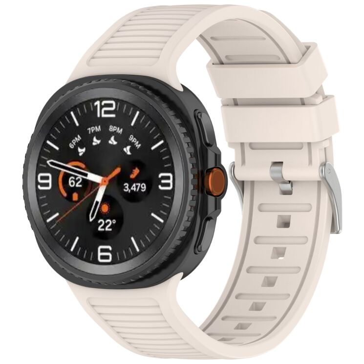 Ремінець Deexe Durable Strap для Samsung Galaxy Watch 8 (40/44mm) / 8 Classic - Starlight: фото 2 з 6