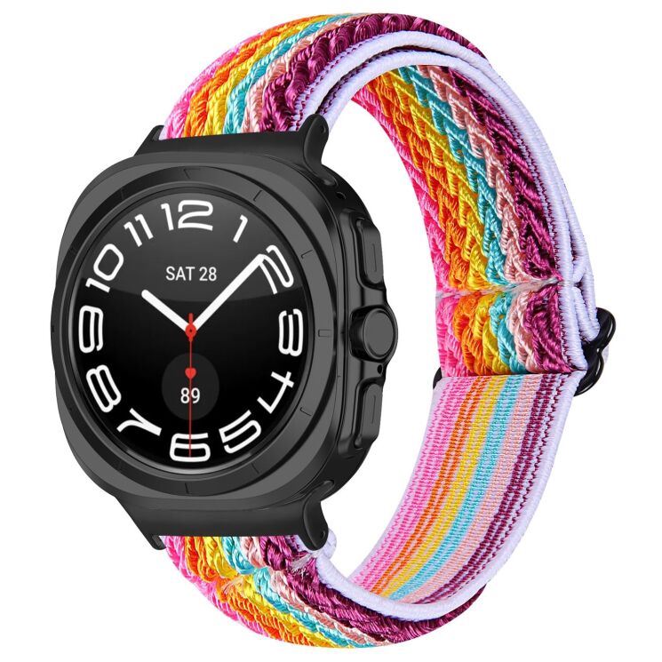 Ремешок Deexe Knitted Strap для Samsung Galaxy Watch Ultra (2025) - Multicolor: фото 2 из 6