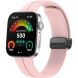 Ремешок Deexe Magnetic Braselet для Huawei Watch Fit 3 - Pink (357108P). Фото 2 из 5