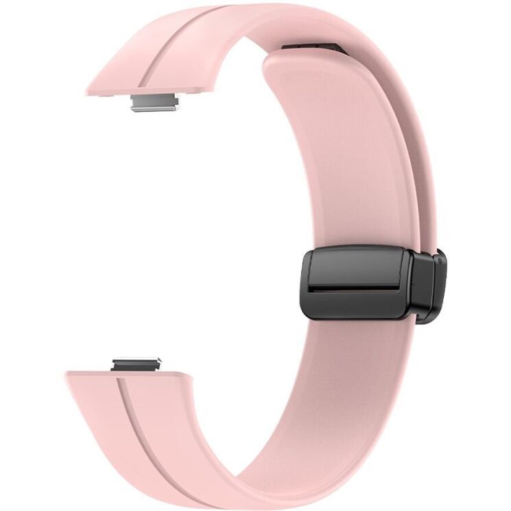 Ремешок Deexe Magnetic Braselet для Huawei Watch Fit 3 - Pink: фото 3 из 5