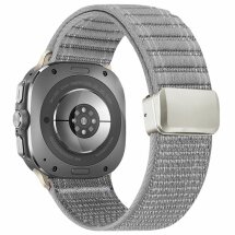 Ремешок Deexe Nylon Strap для Samsung Galaxy Watch Ultra (47mm) / Ultra (2025) - Light Grey: фото 1 из 5