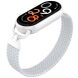 Ремешок Deexe Nylon Woven для Xiaomi Mi Smart Band 8 / Band 9 / Band 10 - White (326050W). Фото 3 из 5