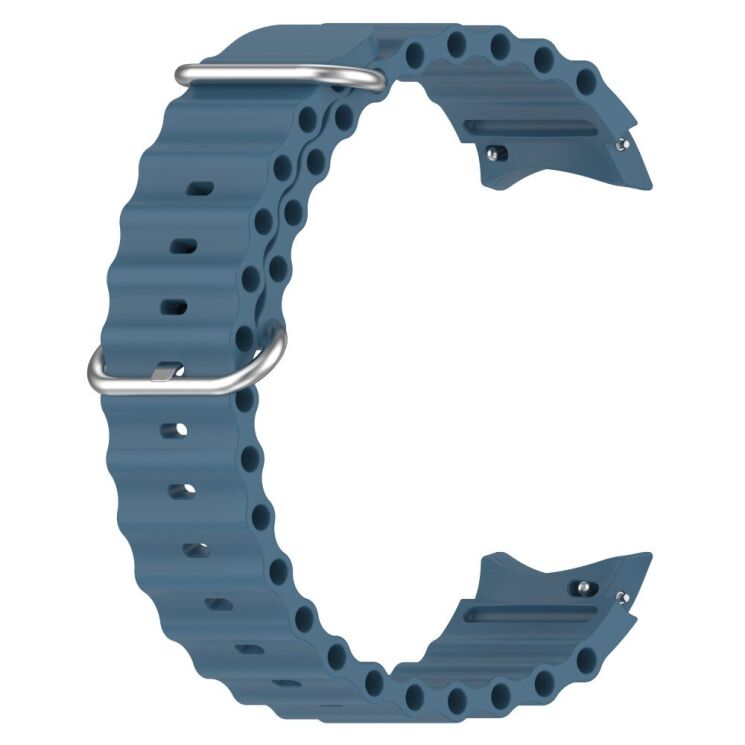 Ремешок Deexe Ocean Strap для Samsung Galaxy Watch 4 / 5 / 6 / 7 / FE (40mm) - Blue: фото 2 из 7