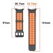 Ремінець Deexe Ocean Strap для Samsung Galaxy Watch 8 (40/44mm) / 8 Classic / Ultra (2025) - Orange / Black (384117BO). Фото 5 з 6