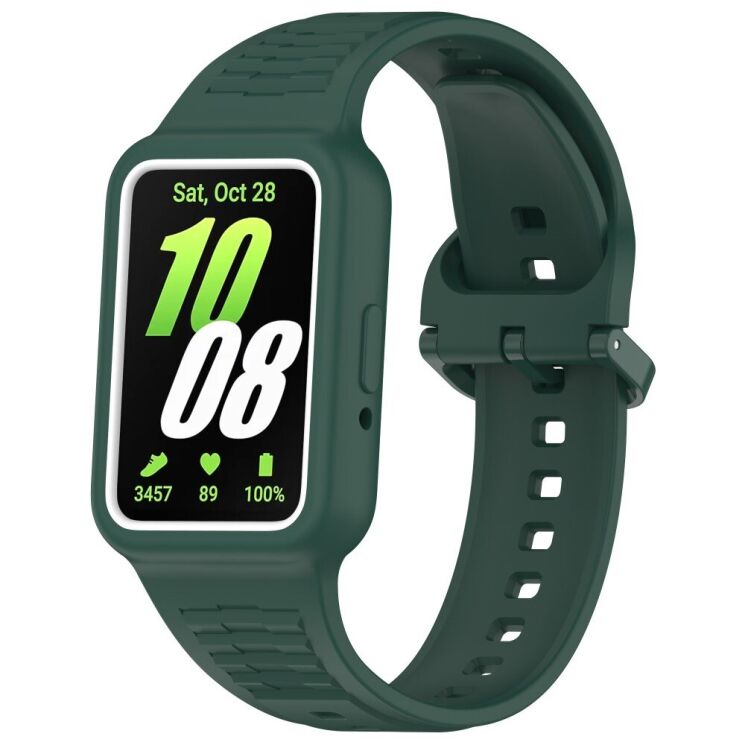 Ремешок Deexe Prime Strap для Samsung Galaxy Fit 3 - Midnight Green: фото 1 из 7