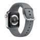 Ремінець Deexe Soft Silicone для Apple Watch 42 (Series 10) / 41 / 40 / SE 40 / 38 - Dark Grey (251839DH). Фото 3 з 7