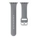 Ремінець Deexe Soft Silicone для Apple Watch 42 (Series 10) / 41 / 40 / SE 40 / 38 - Dark Grey (251839DH). Фото 4 з 7