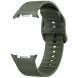 Ремінець Deexe Soft Silicone для Samsung Galaxy Watch 8 (40/44mm) / 8 Classic - Army Green (384153AG). Фото 3 з 6