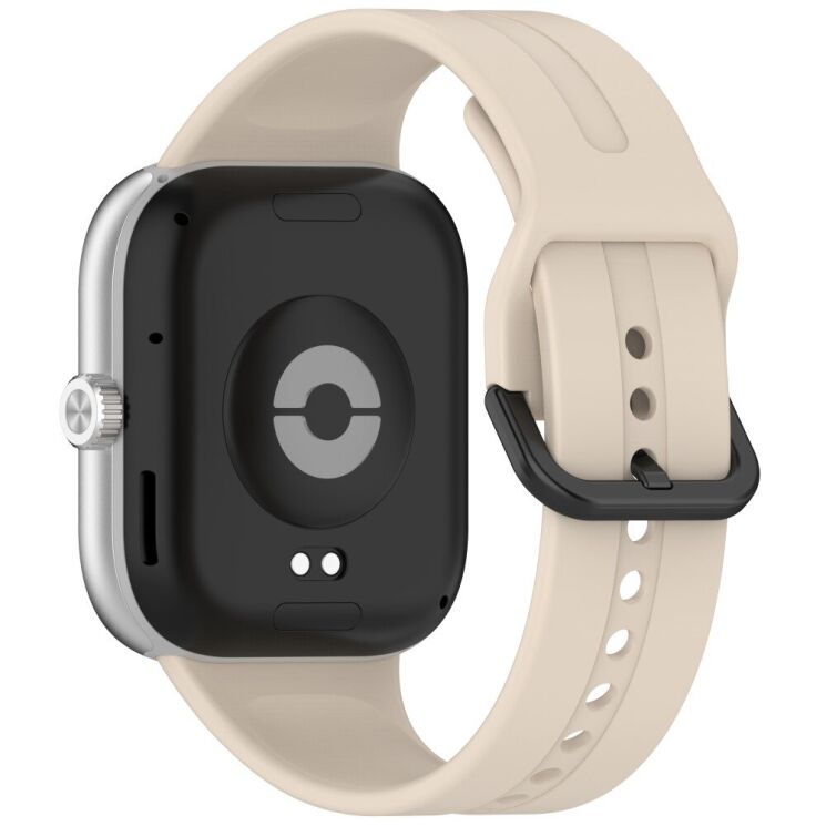 Ремешок Deexe Soft Silicone для Xiaomi Redmi Watch 4 / 5 / Mi Smart Band 8 Pro / Band 9 Pro - Starlight: фото 1 из 9